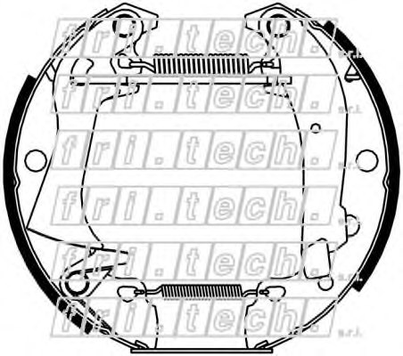 fri.tech. 16410 Brake Shoe Set